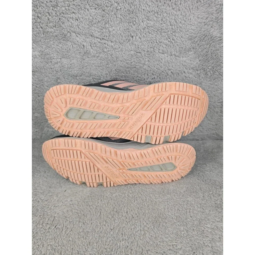 Adidas Shoes Womens Sz 10 Rockadia Trail Running Sneakers Gray Glow Pink EG2523
